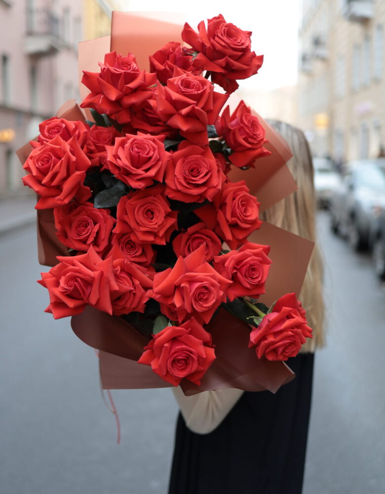 Монобукет роз Нина 25 штук