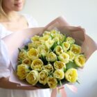 Монобукет из 25 тюльпанов Фото 2