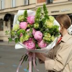 Букет с розовыми пионами "Пионовый сад" Фото 6