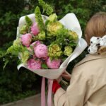 Букет с розовыми пионами "Пионовый сад" Фото 2