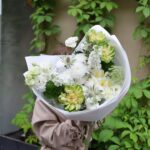 Букет с зелеными розами "Зелёная симфония" Фото 5
