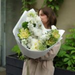 Букет с зелеными розами "Зелёная симфония" Фото 3